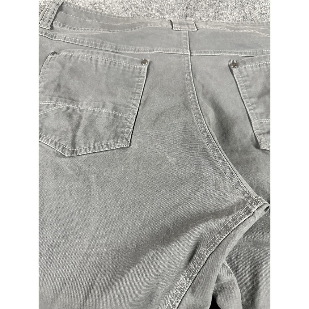 Kuhl Kanvus Jeans Mens 38x30 Straight Fit Stretch Canvas Articulated Knees Pants - Picture 12 of 13